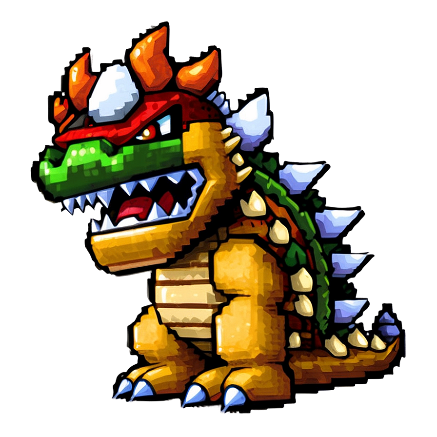 Pixel Art Bowser Png Ehj22