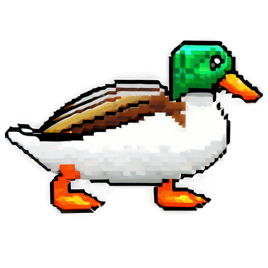 Pixel Art Duck Png Jmr15