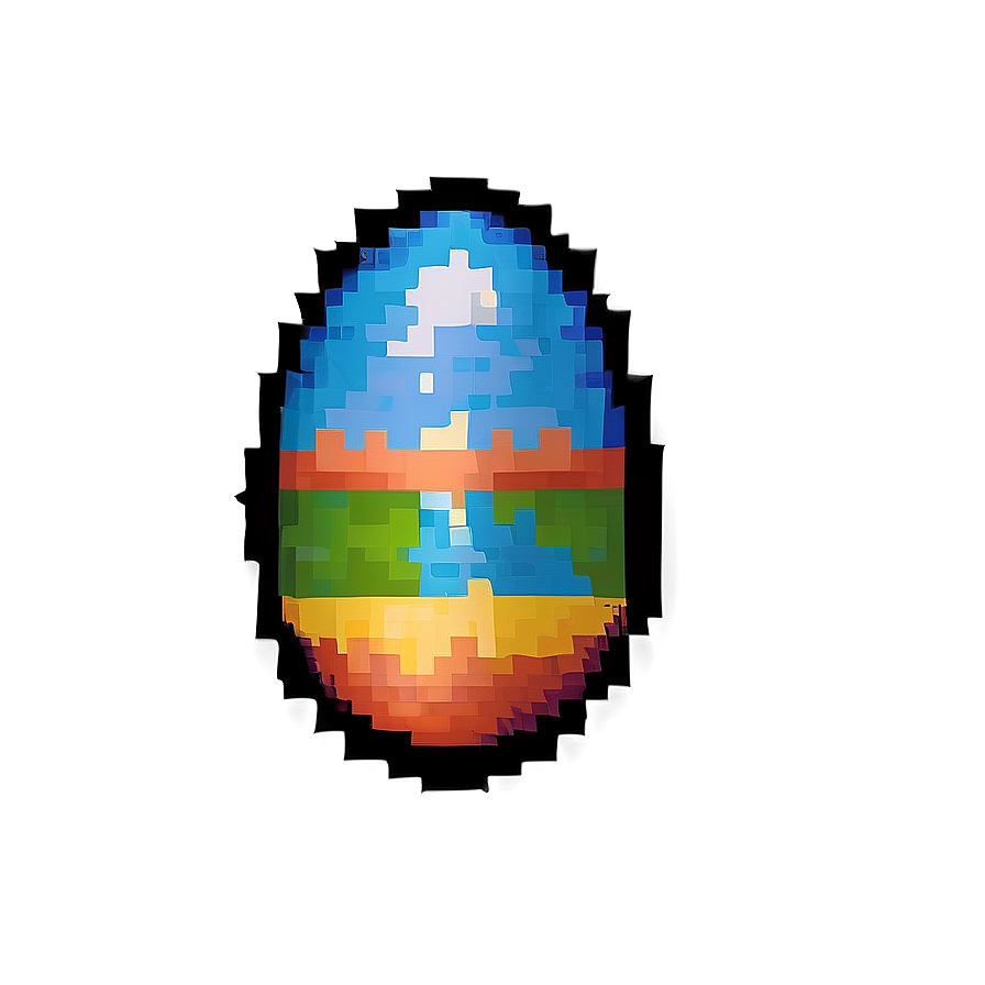 Pixel Art Easter Eggs Png 44