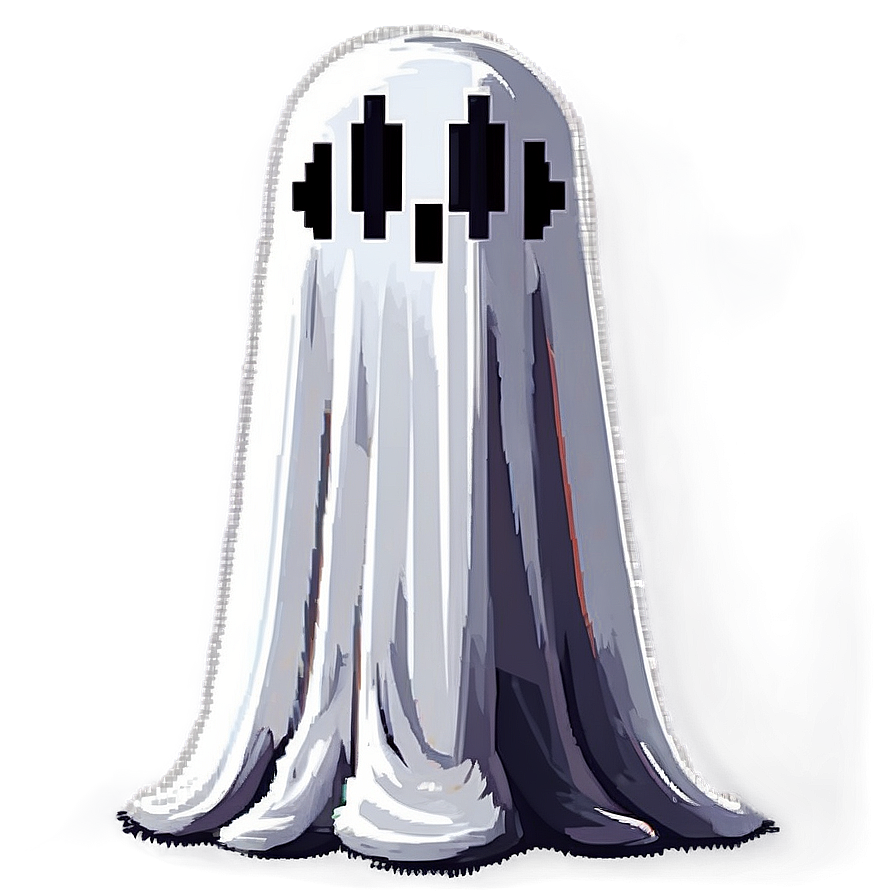 Pixel Art Ghost Png 04292024