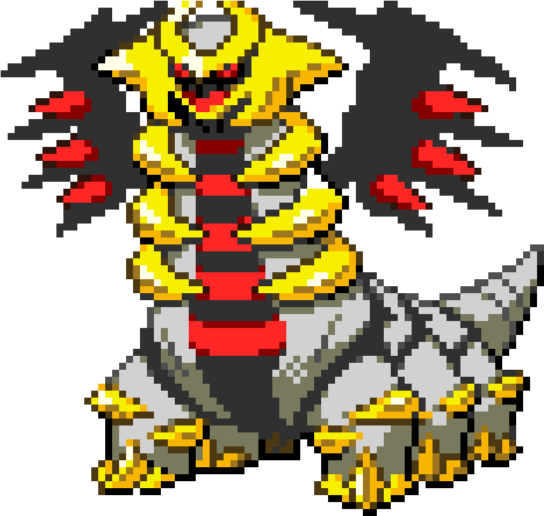 Pixel_ Art_ Giratina_ Altered_ Forme