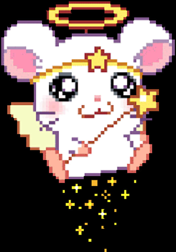 Pixel Art Kawaii Mouse Nurse