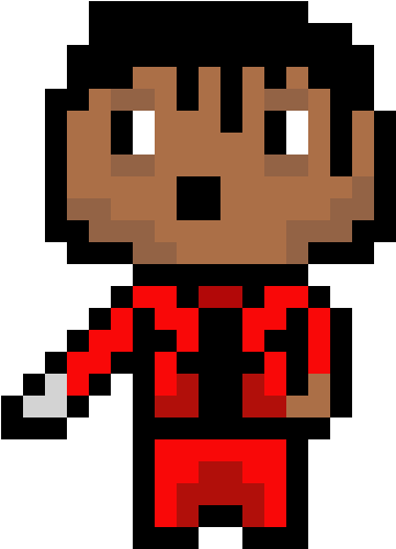 Pixel Art Michael Jackson Thriller Outfit