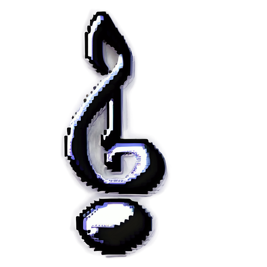 Pixel Art Music Note Png Qwx19