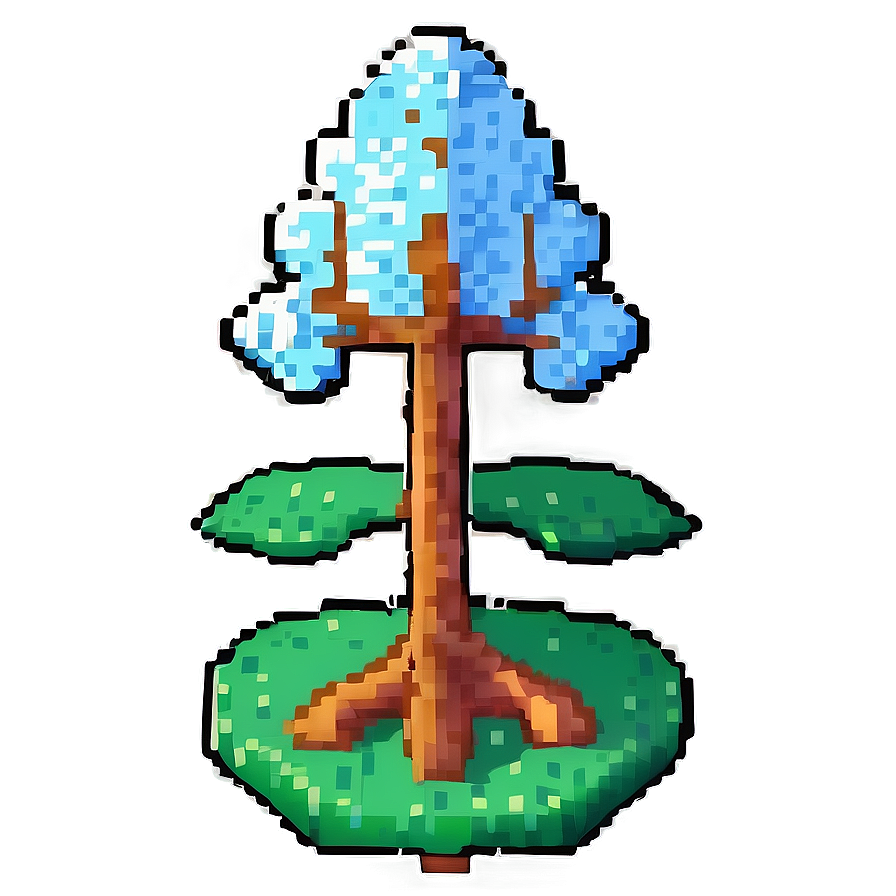 Pixel Art Small Tree Png Ijg26