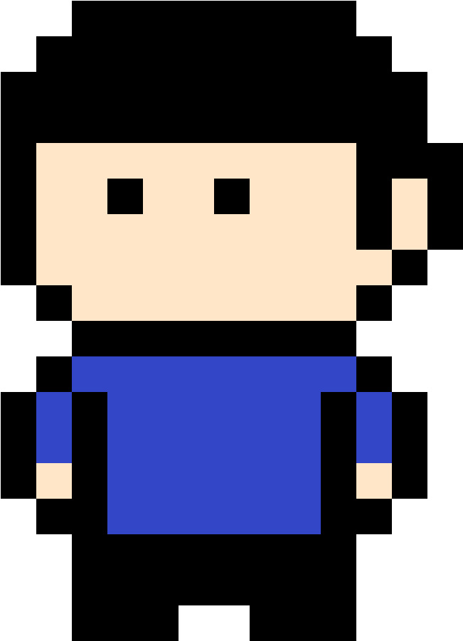 Pixel Art Spock