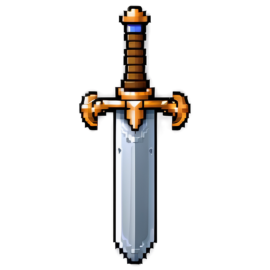 Pixel Art Sword And Shield Png Ayc17