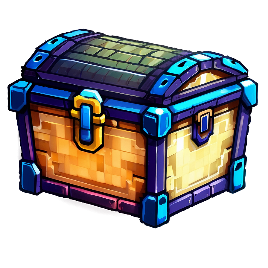 Pixel Art Treasure Chest Png 40