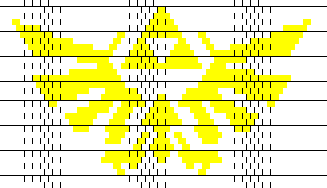 Pixel Art Triforce Pattern