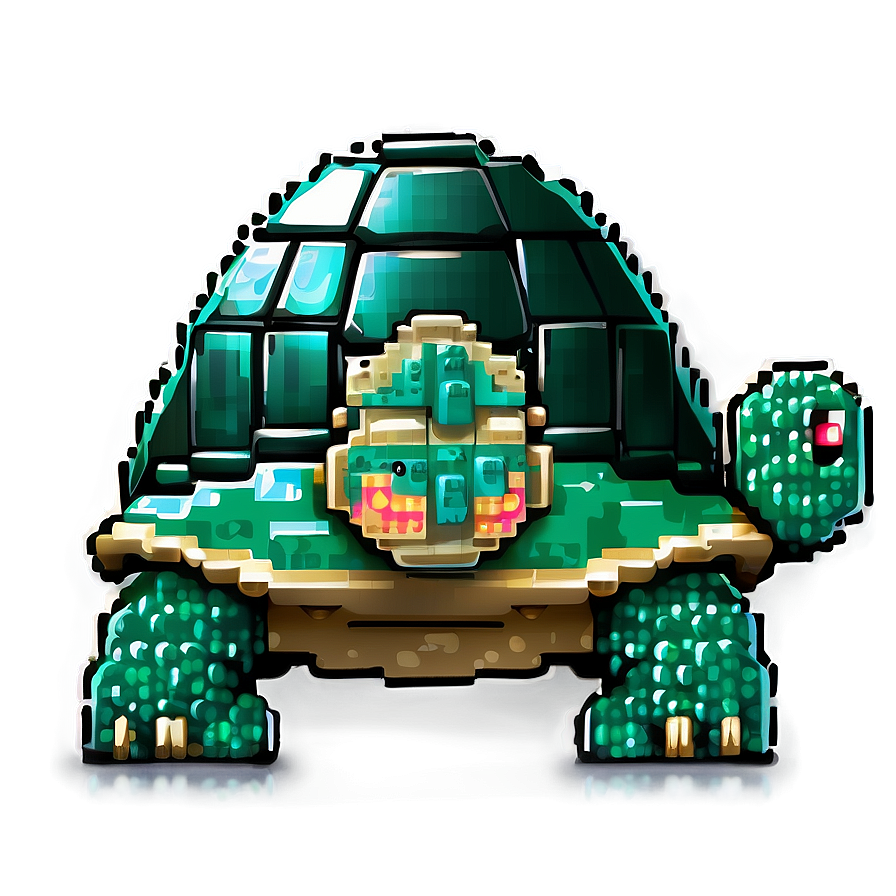 Pixel Art Turtle Icon Png 06242024