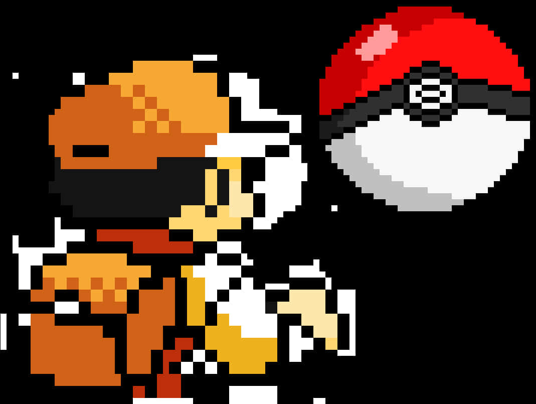 Pixel Ashand Pokeball