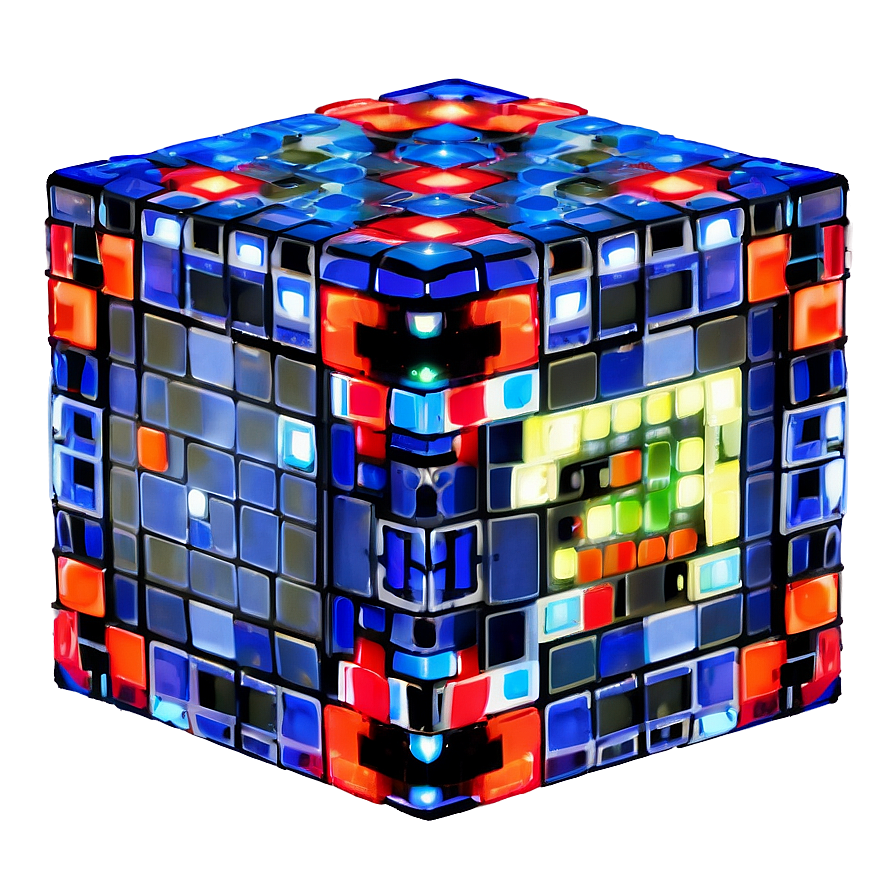 Pixel Cube Png 30