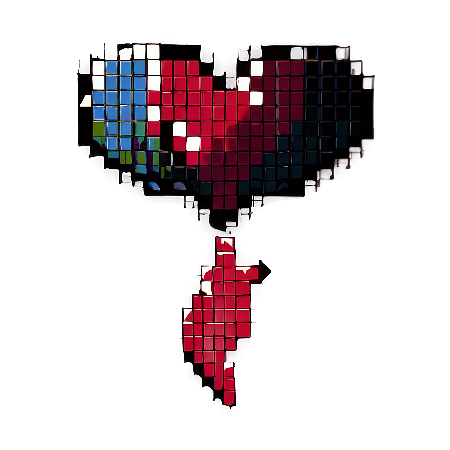 Pixel Heart Design Png Xxc94