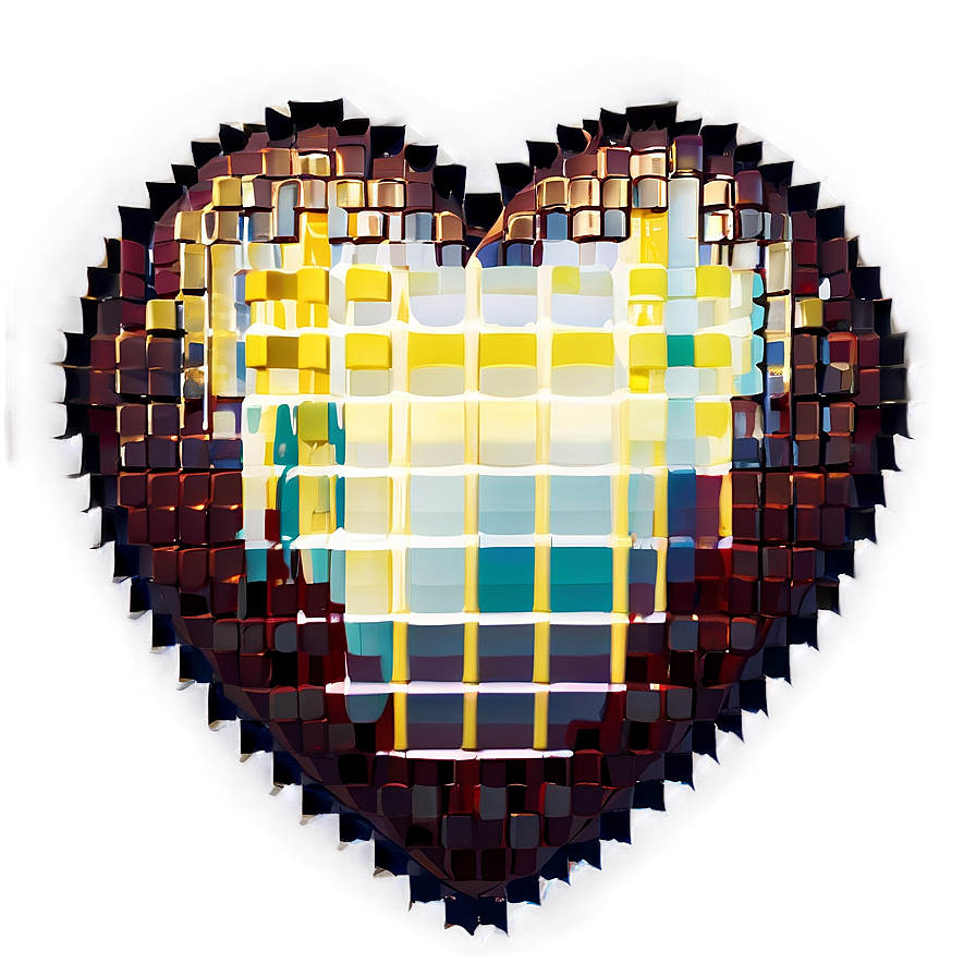 Pixel Heart Emoji Png Hgw52