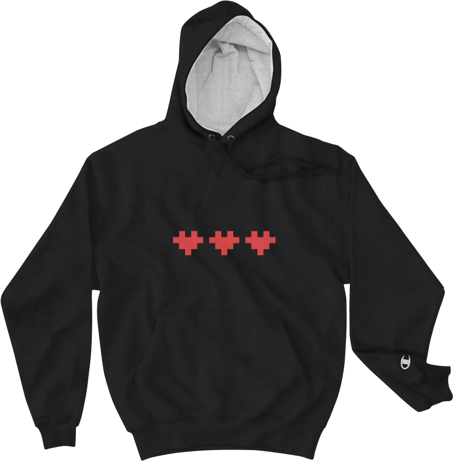 Pixel Heart Hoodie Design