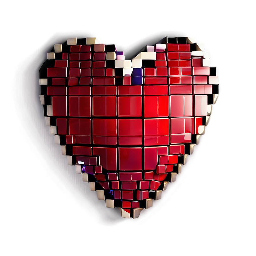 Pixel Heart Icon Png 05252024