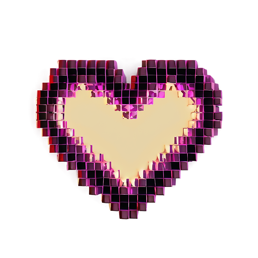 Pixel Heart Sketch Png Lhc