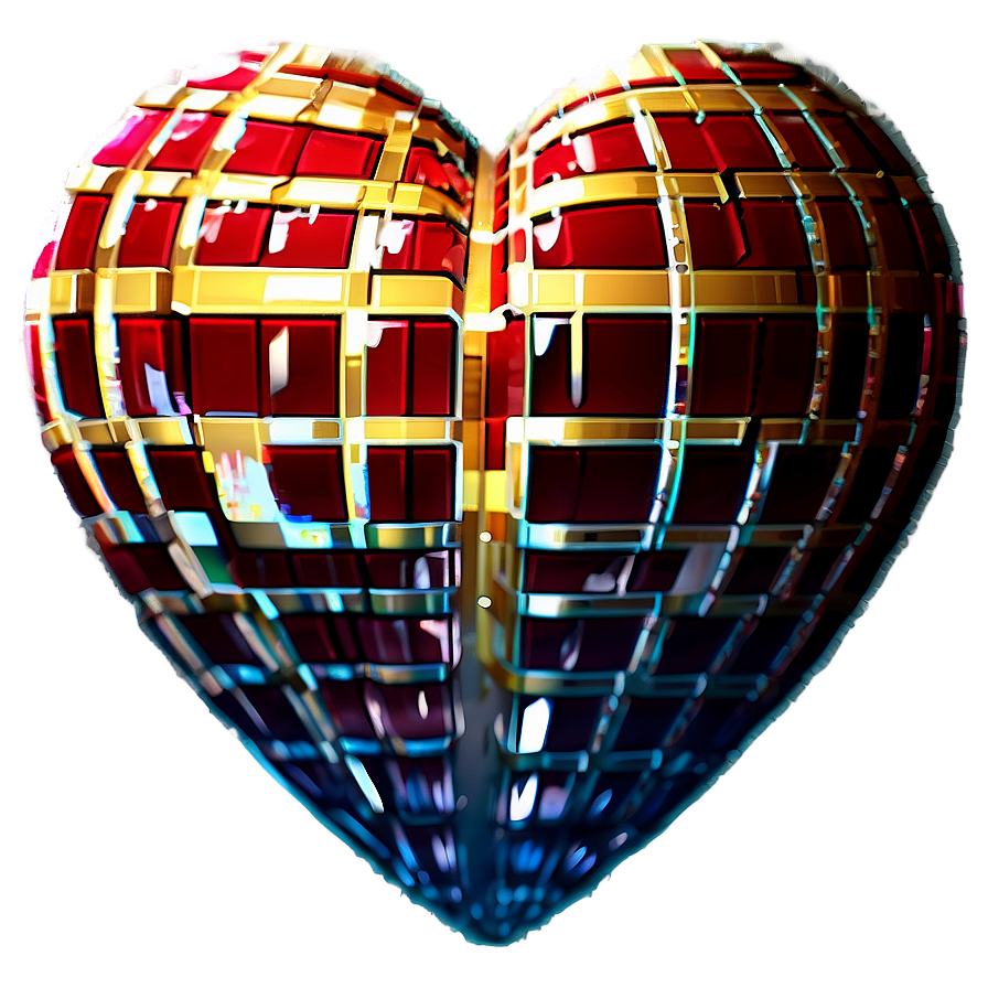 Pixel Heart Sticker Png Ocm84