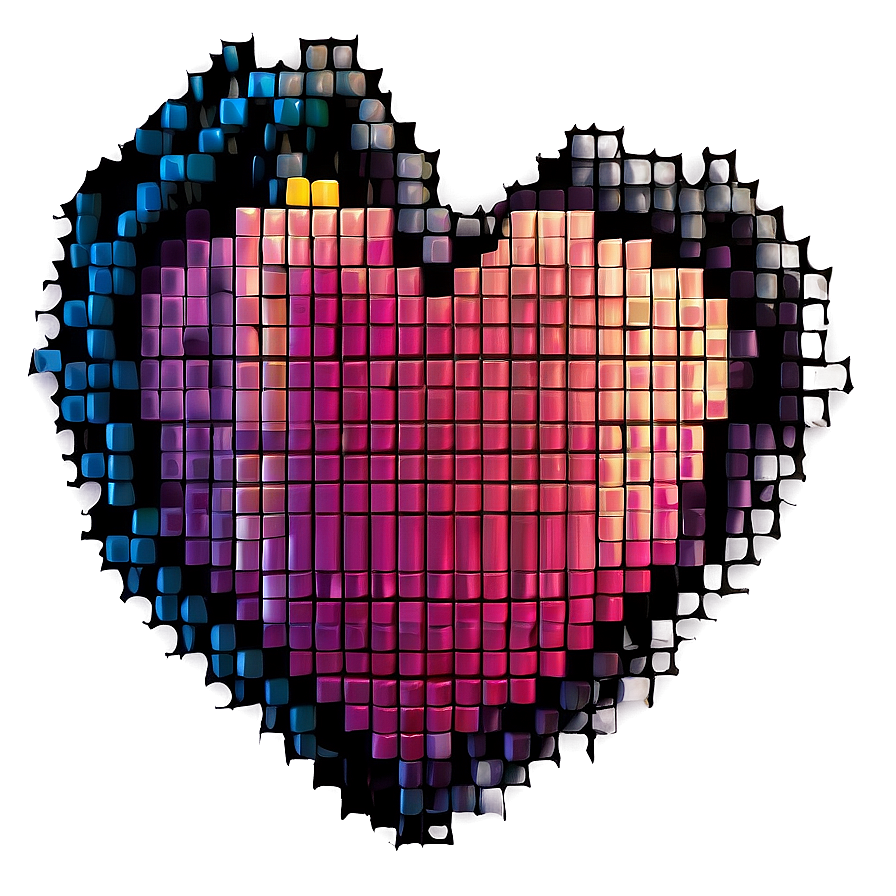 Pixel Heart Symbol Png 51