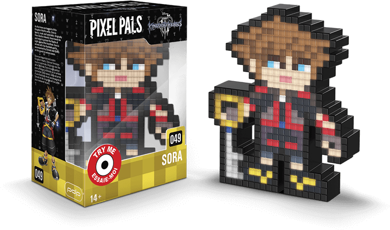 Pixel Pals Lighted Figure Packaging