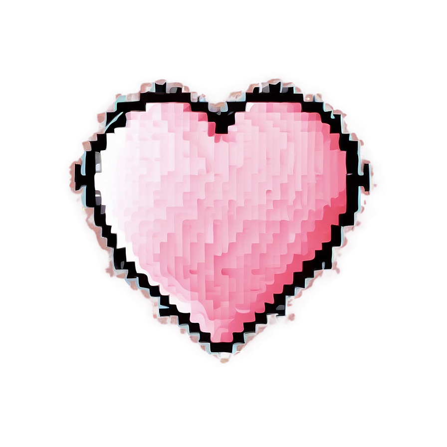 Pixel Pink Heart Png Ypy