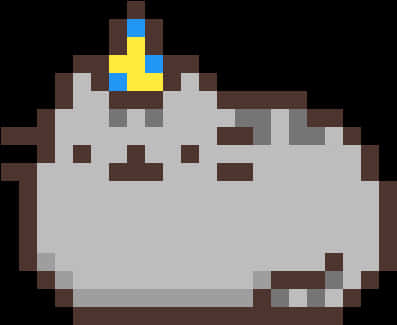 Pixel Pusheenwith Candle