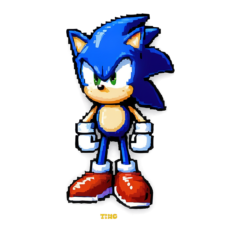 Pixel Sonic Transparent Png Mfm19