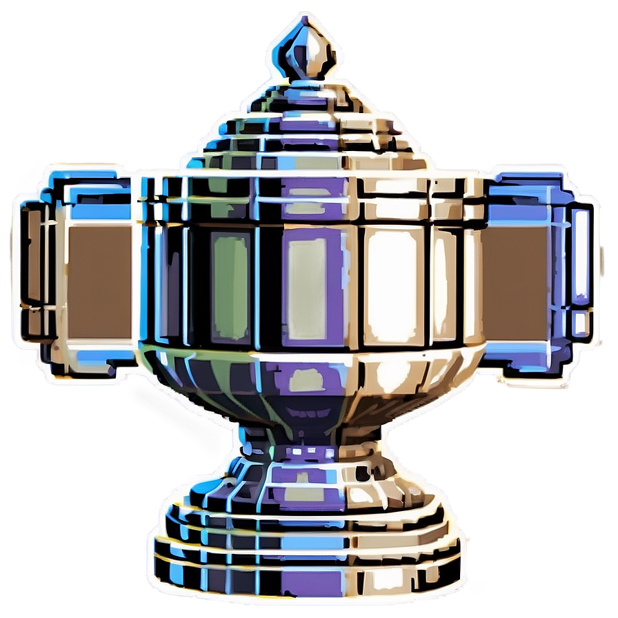 Pixel Style Trophy Cup Png 64