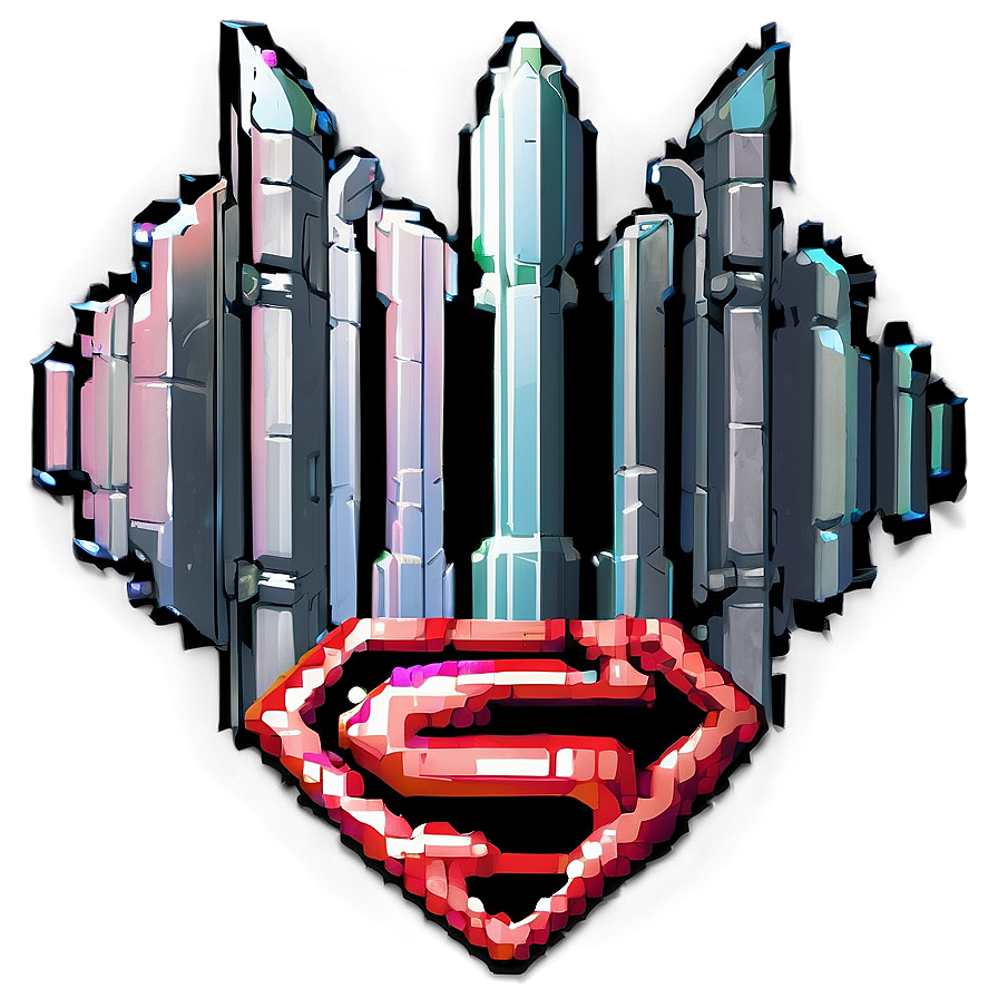 Pixel Superhero Emblem Png 06112024