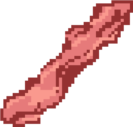 Pixelated Bacon Strip