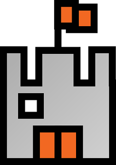 Pixelated_ Castle_ Icon