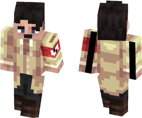 Pixelated Character Model Minecraft