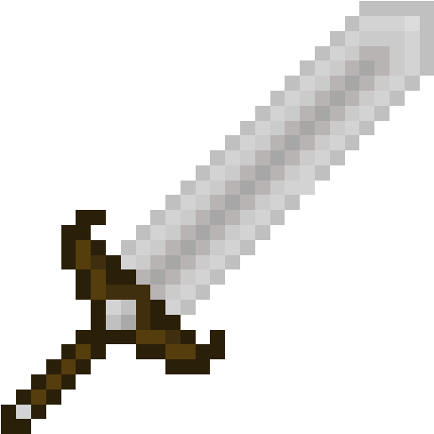 Pixelated Diamond Sword