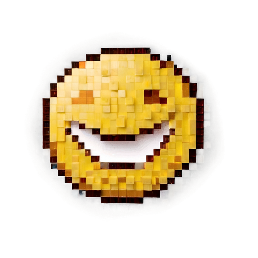 Pixelated Emoji Smiley Png 06242024