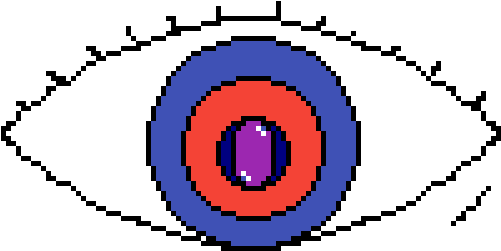 Pixelated Eye Illustration