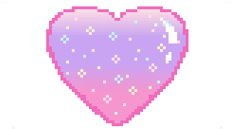 Pixelated Gradient Heart