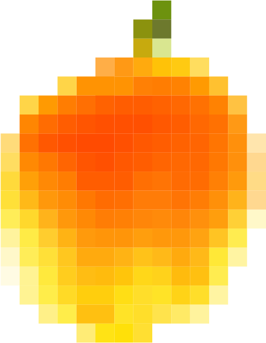 Pixelated Mango Artwork