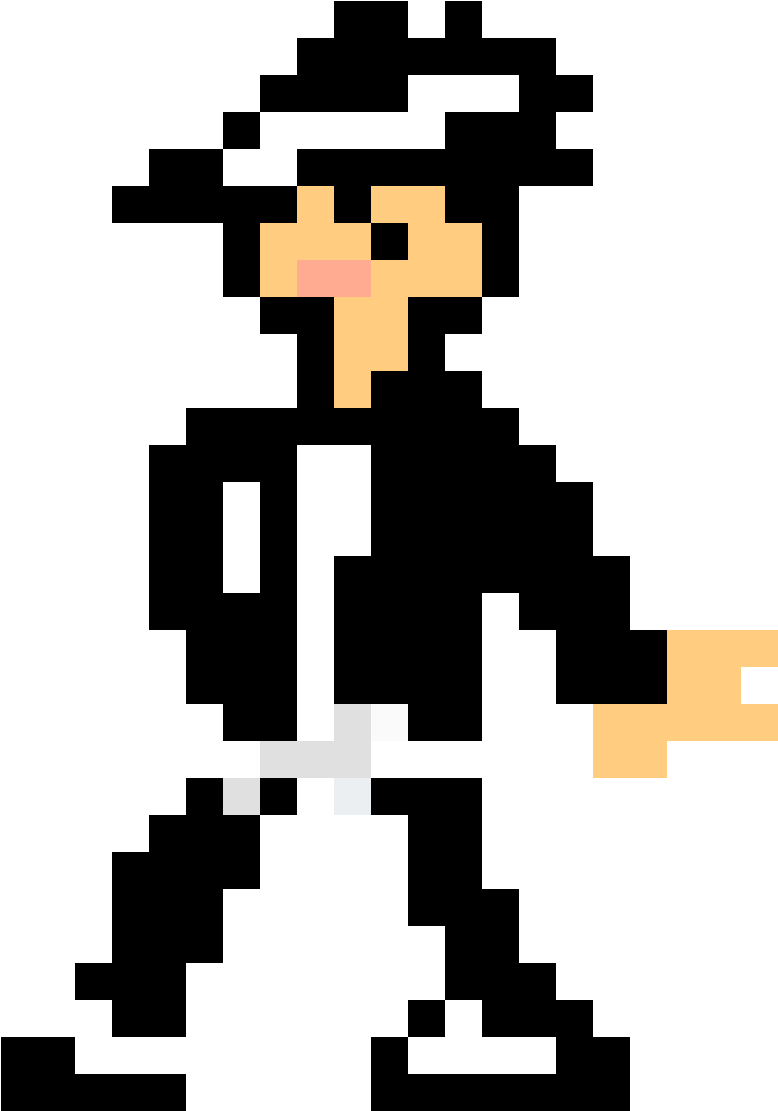 Pixelated Michael Jackson