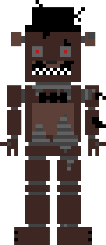 Pixelated Nightmare Freddy Image