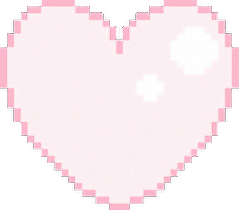 Pixelated Pink Heart