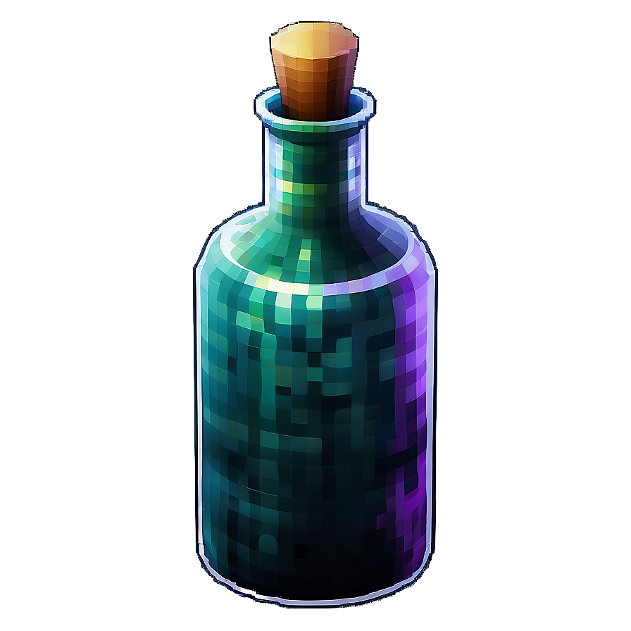 Pixelated Potion Bottle Png 88