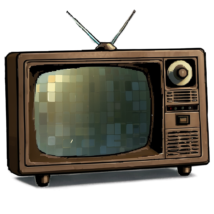 Pixelated Retro Tv Png 30