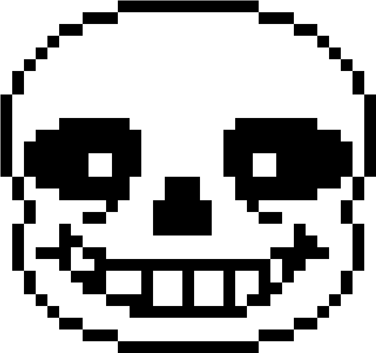 Pixelated_ Skull_ Character