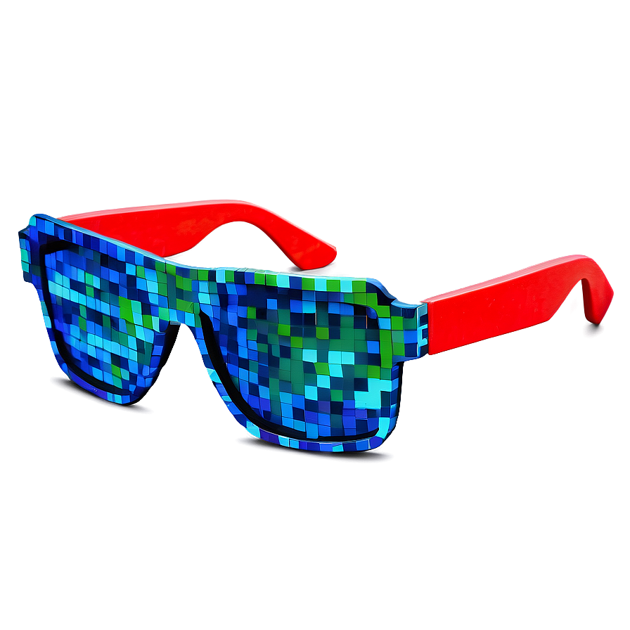 Pixelated Sunglasses Png Hjv