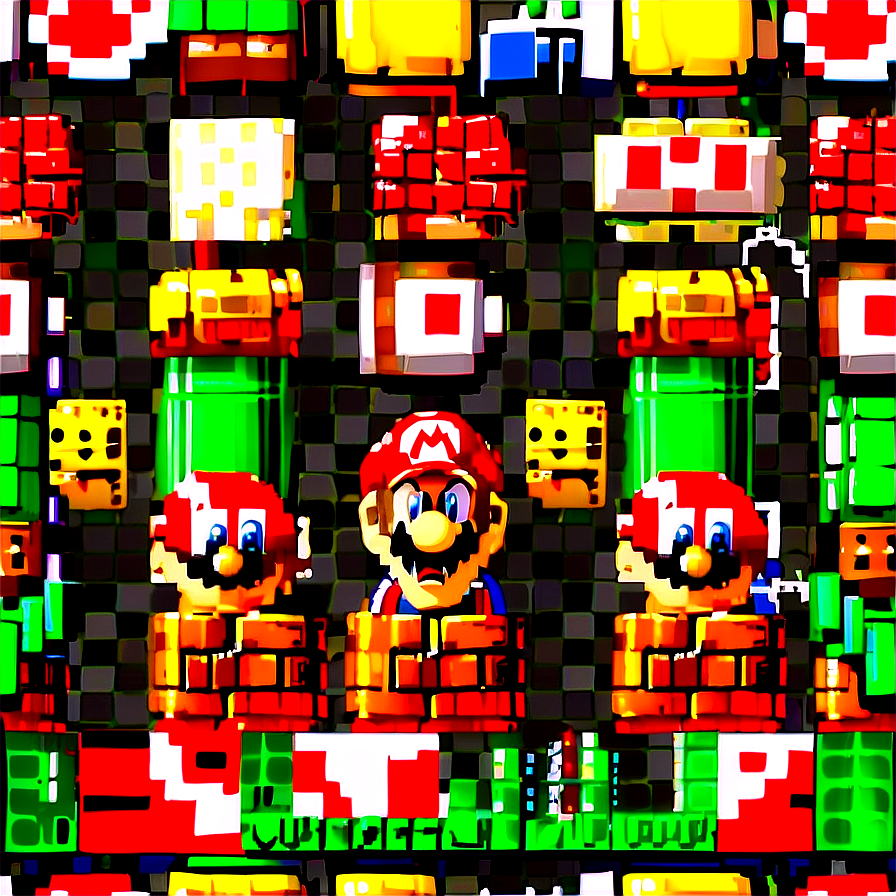 Pixelated Super Mario Png 33