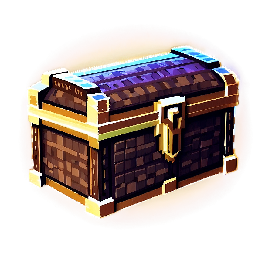 Pixelated Treasure Chest Png 65