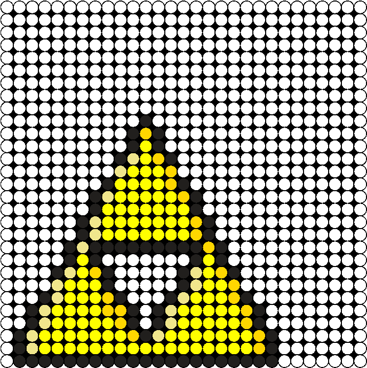 Pixelated Triforce Pattern