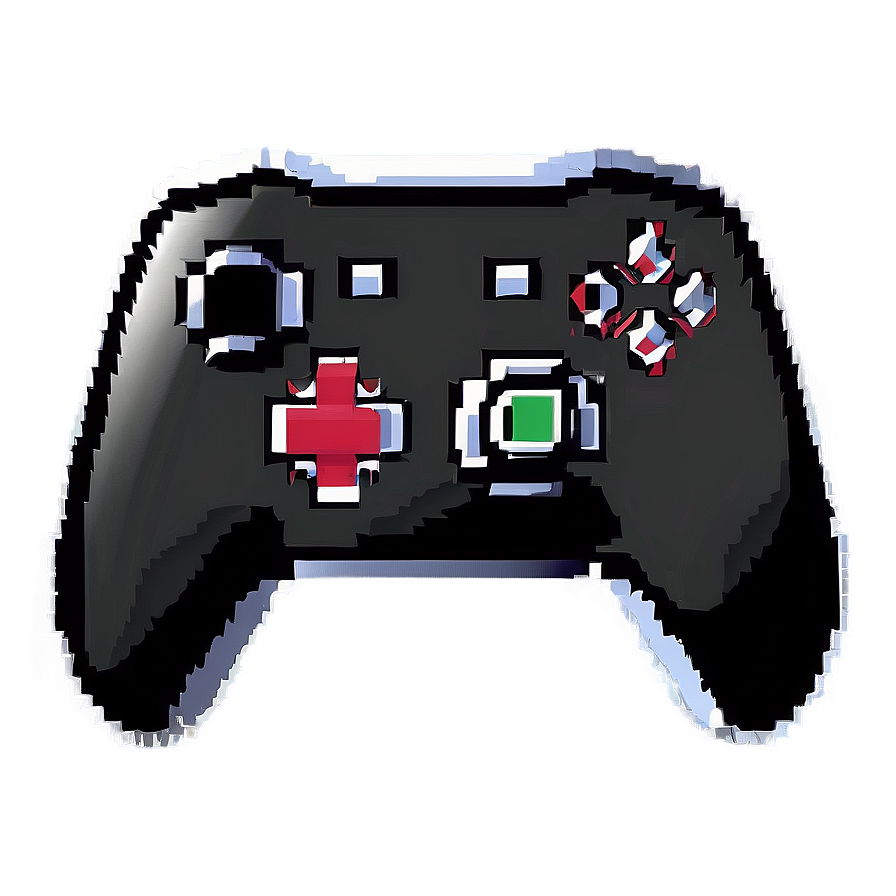 Pixelated Video Game Controller Png 06112024