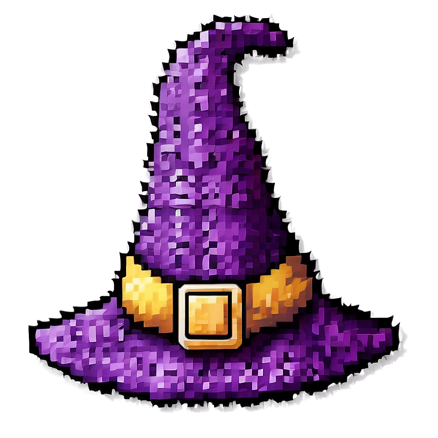 Pixelated Wizard Hat Png 18