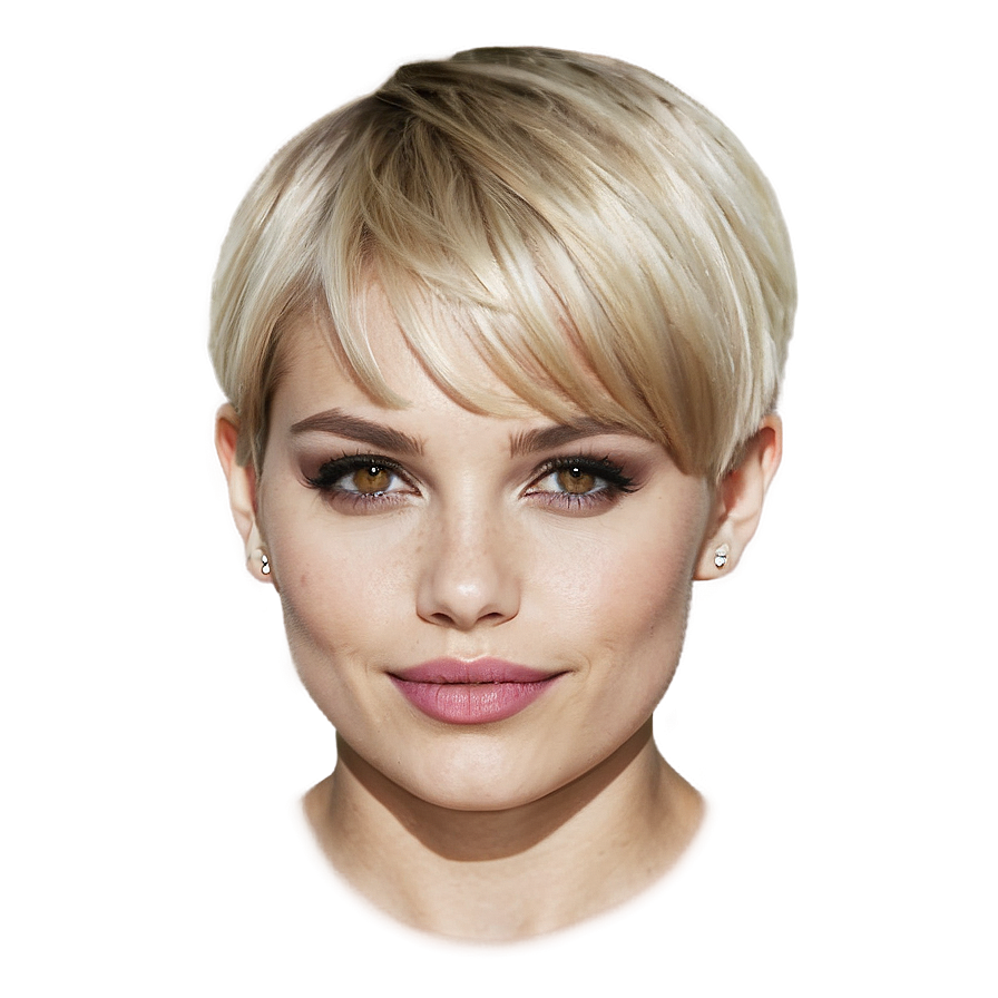 Pixie Cut Blond Hair Png Uti